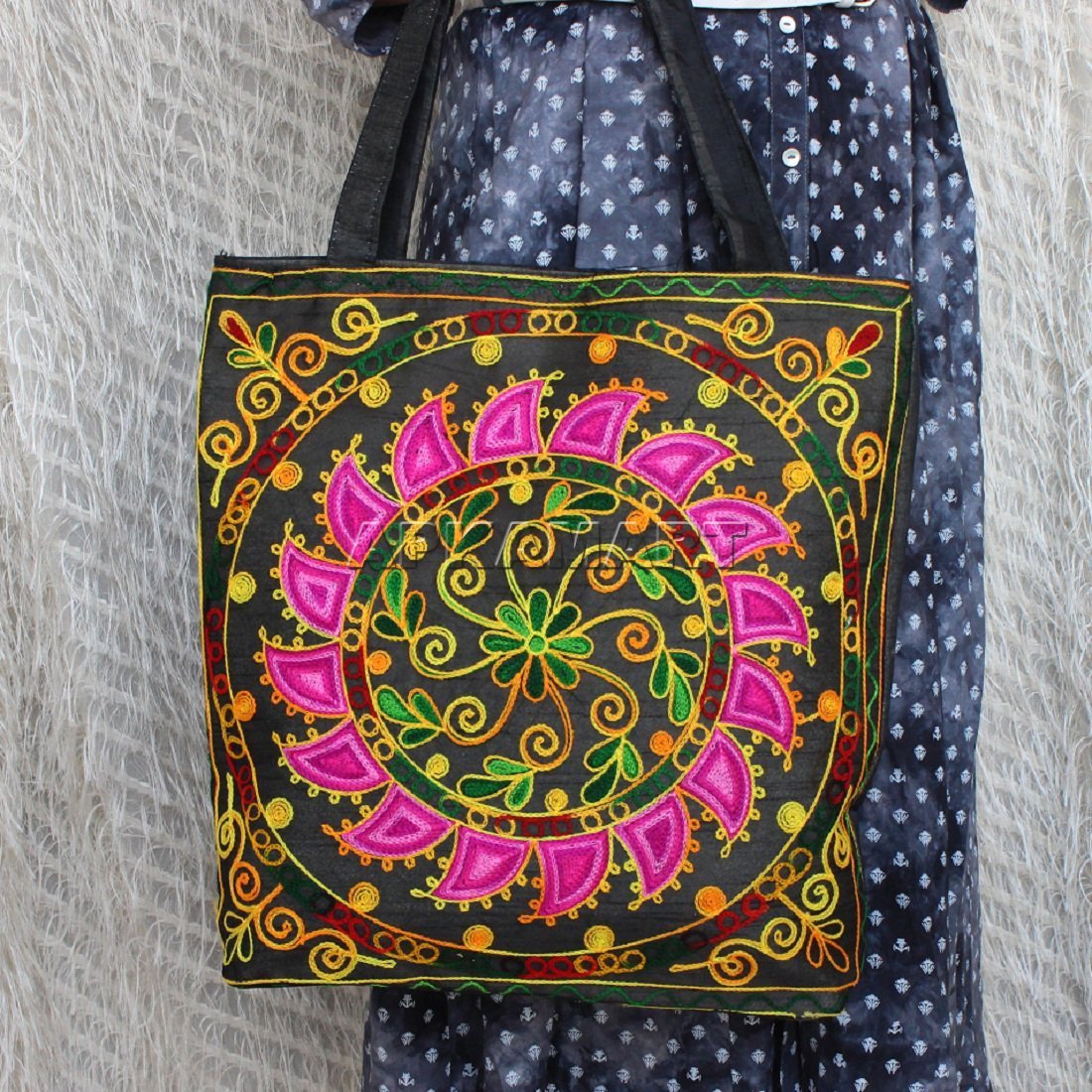 3 Pc Combo Indian Handmade Purse Printed Rajasthani Women Clutch Ethnic Bag  Tote | eBay